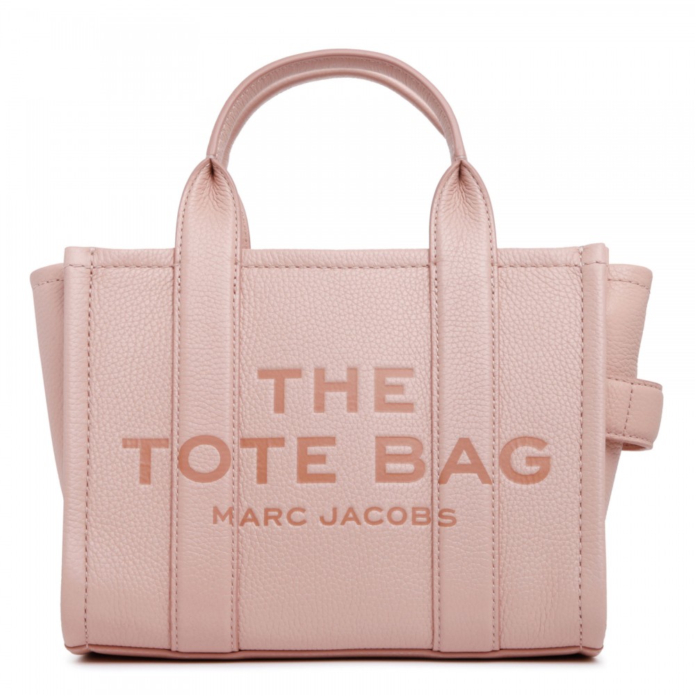 The leather small tote bag