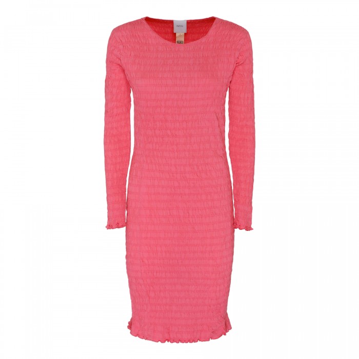 Pink smock dress