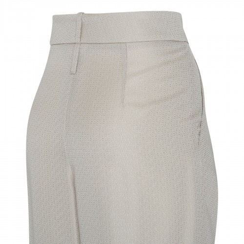Chalk white jacquard pants 2