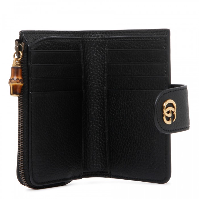 Double G medium wallet with bamboo