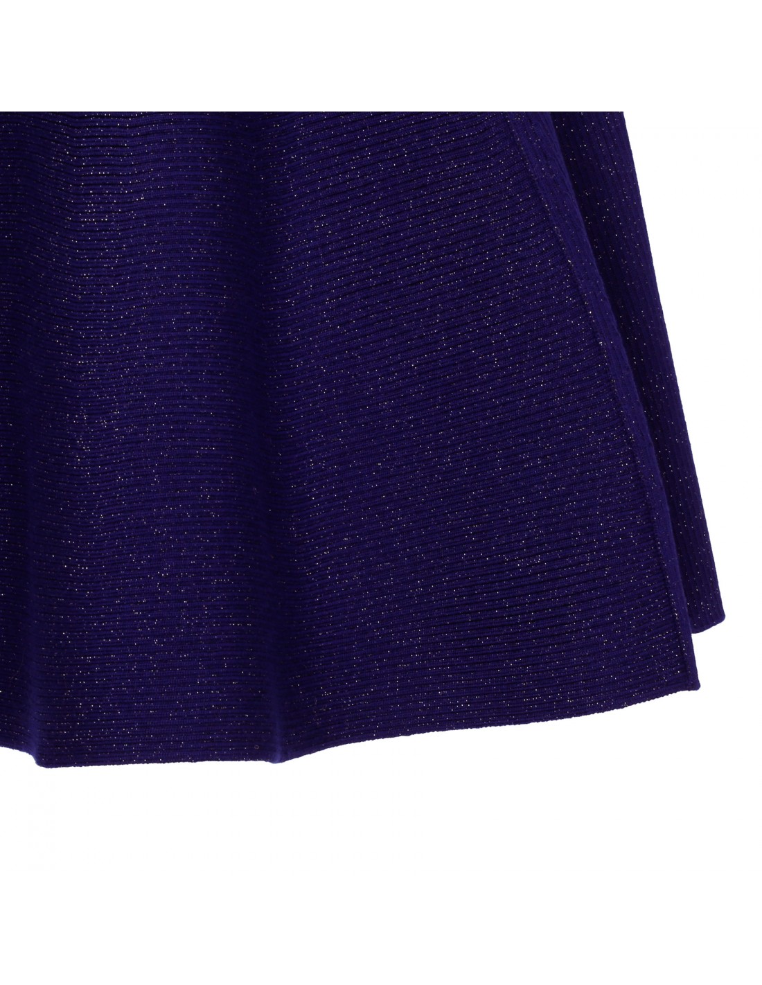 Lurex stretch wool-blend mini dress