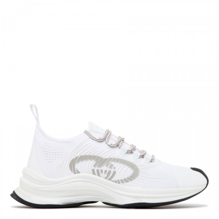 Run white sneakers