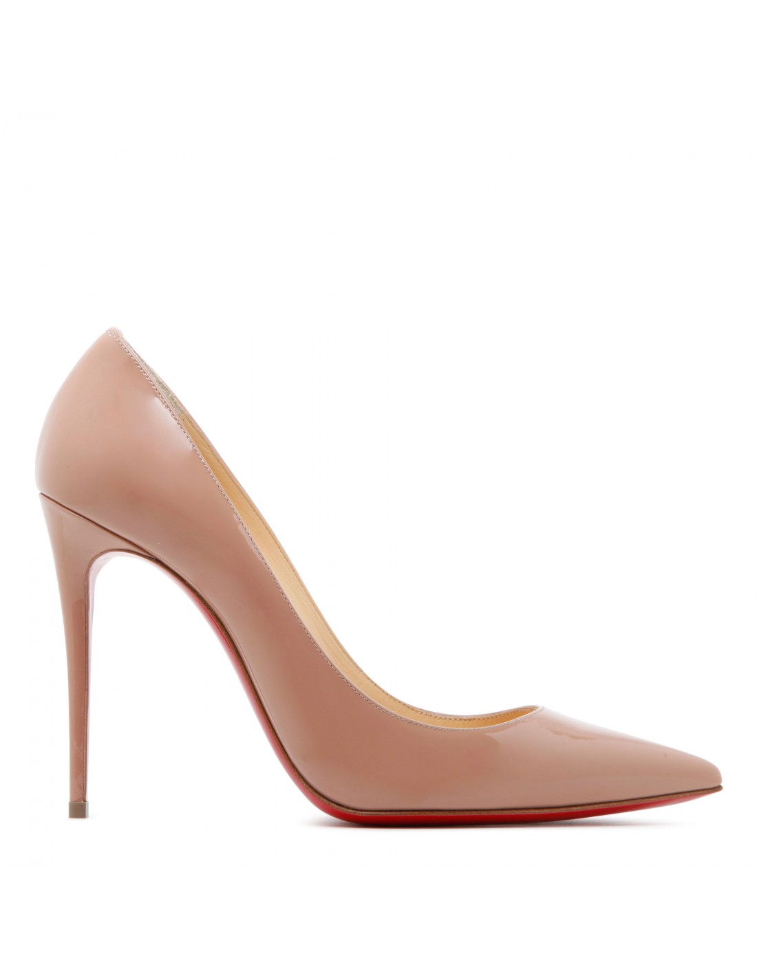 Kate 100 nude patent pumps