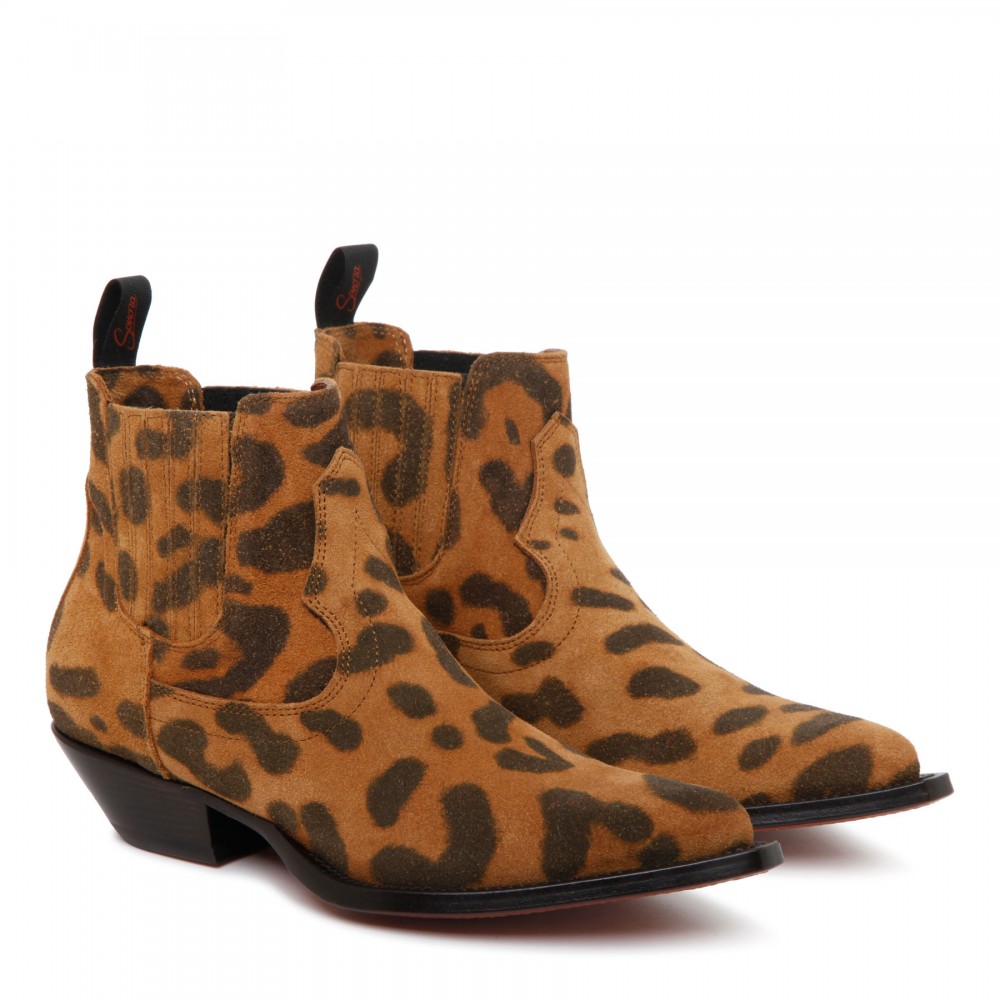 Hidalgo mini leopard booties