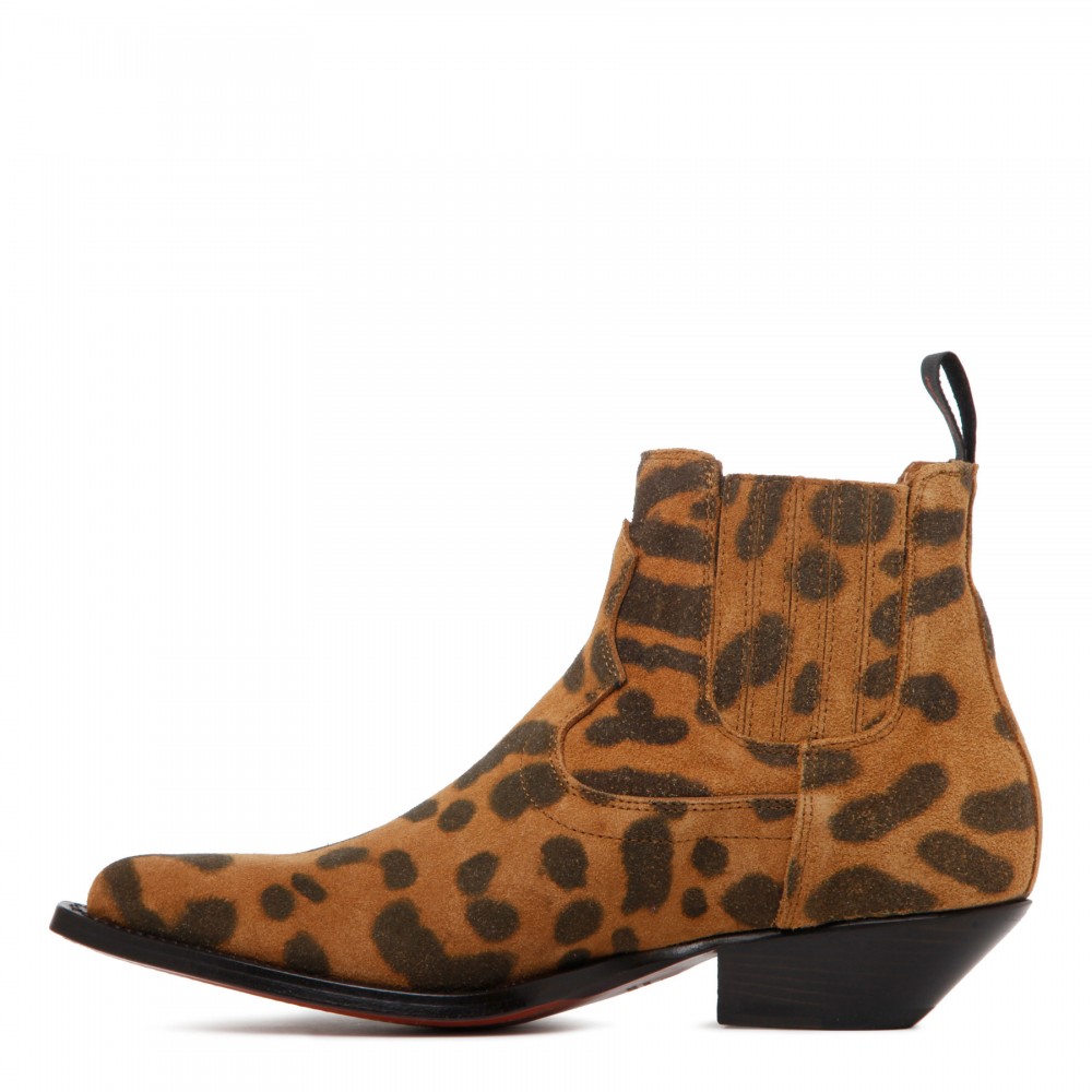 Hidalgo mini leopard booties