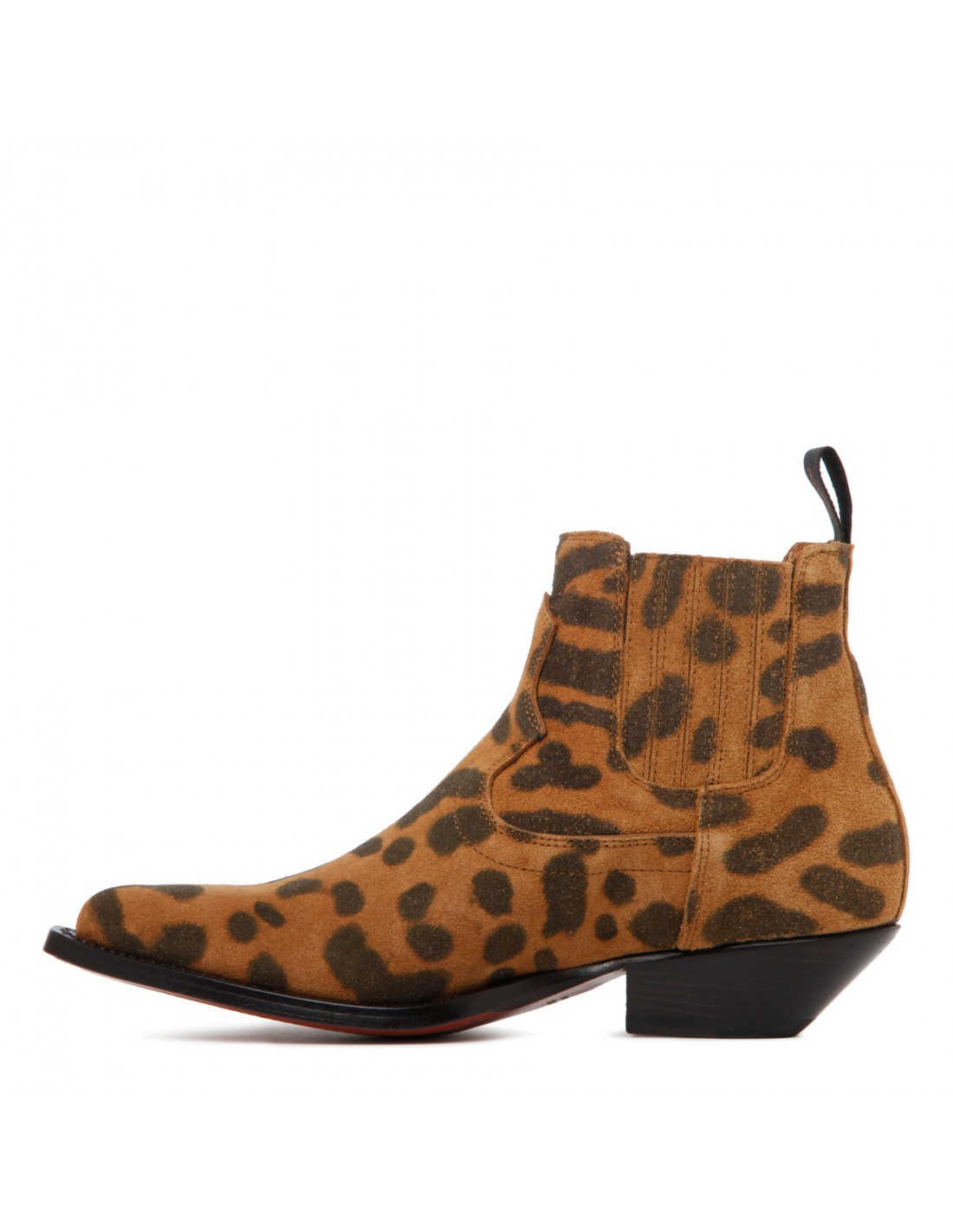 Hidalgo mini leopard booties