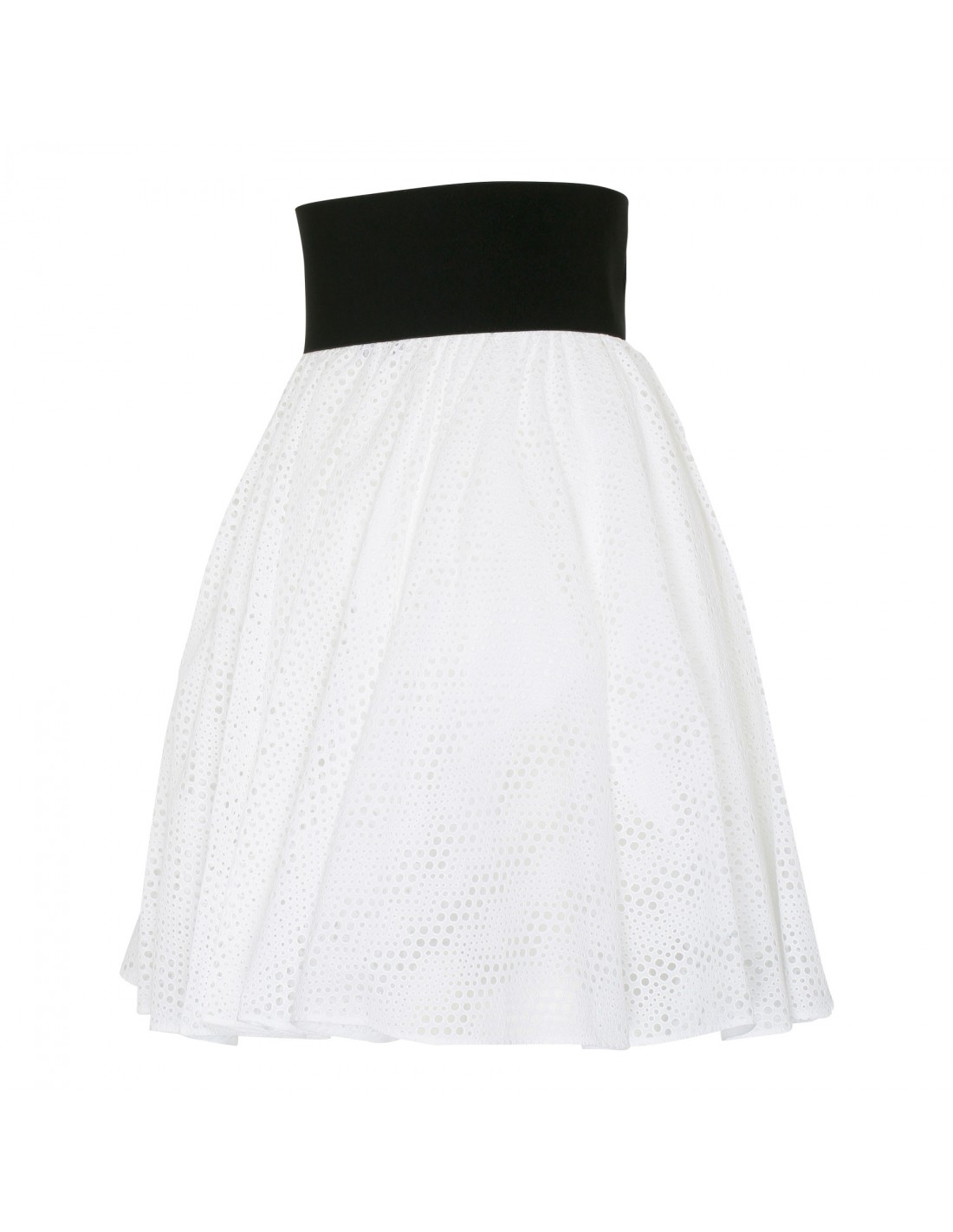 White belted skirt