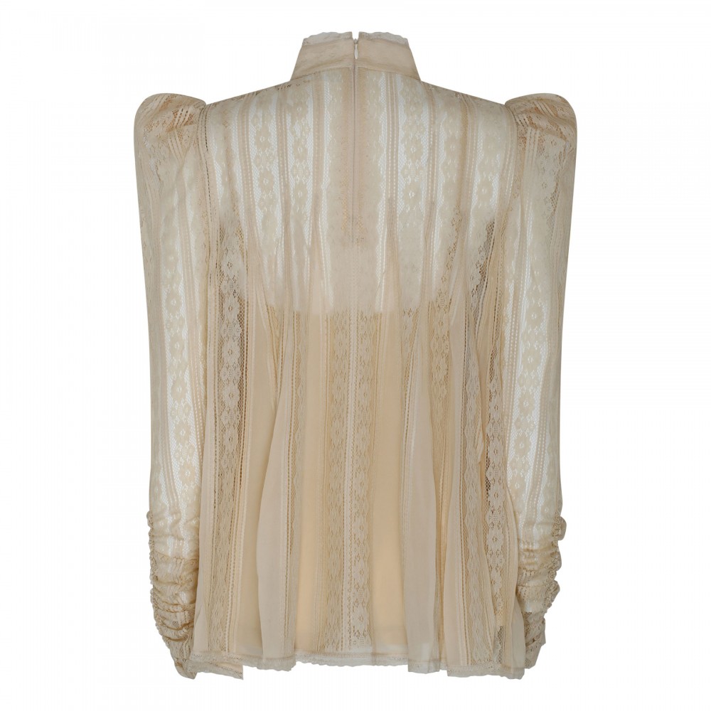Wonderland lace vent blouse