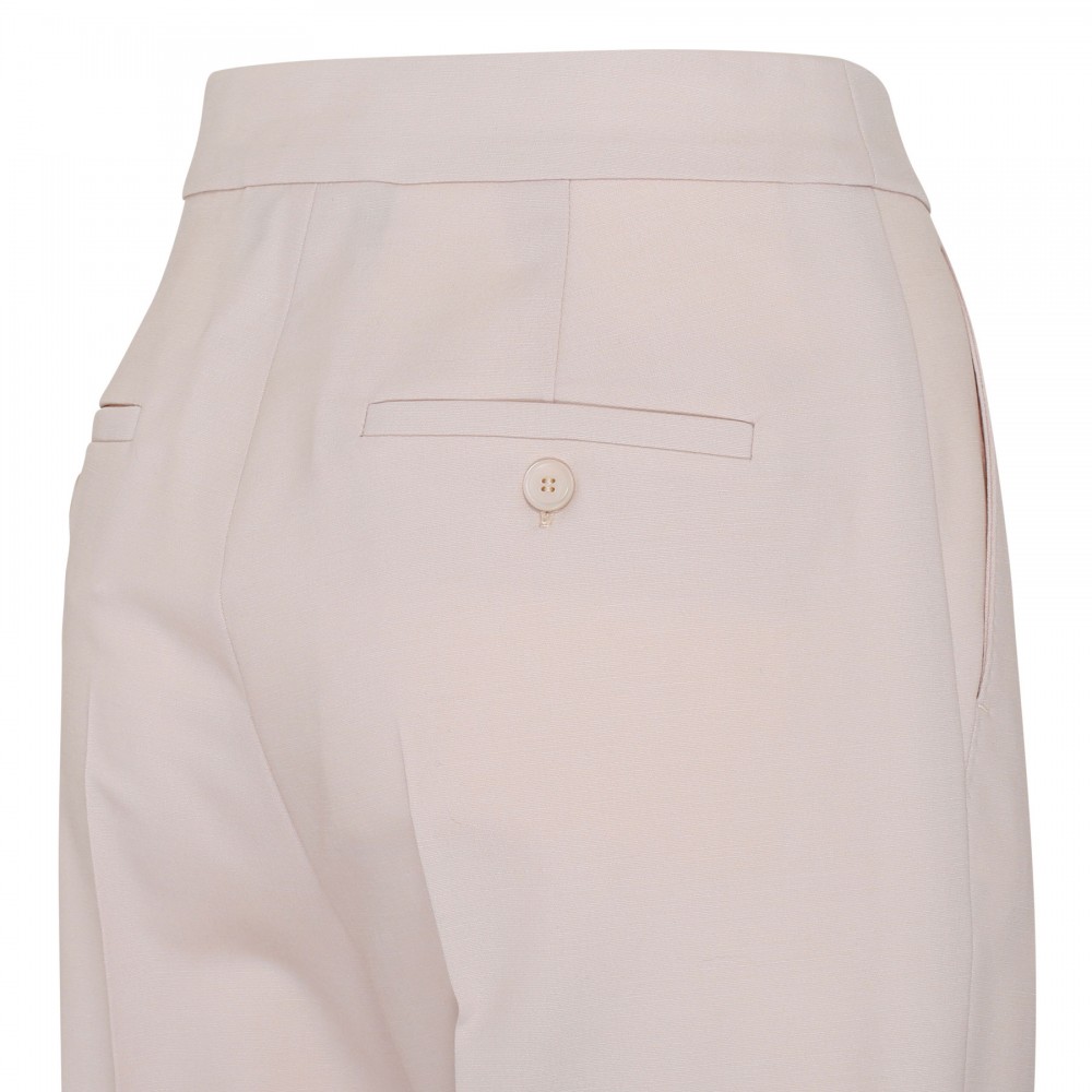 Ice wool-blend pants