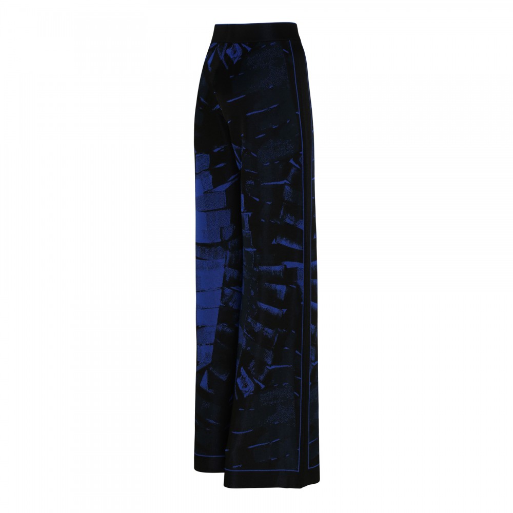 Jacquard palme pants