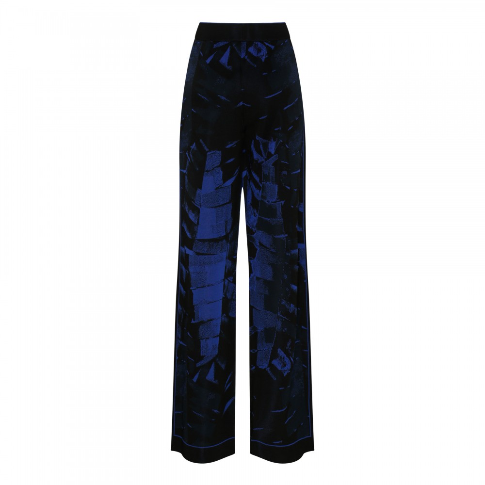 Jacquard palme pants