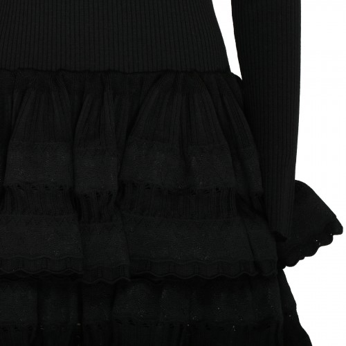 Black ruffle wool crinoline... 2