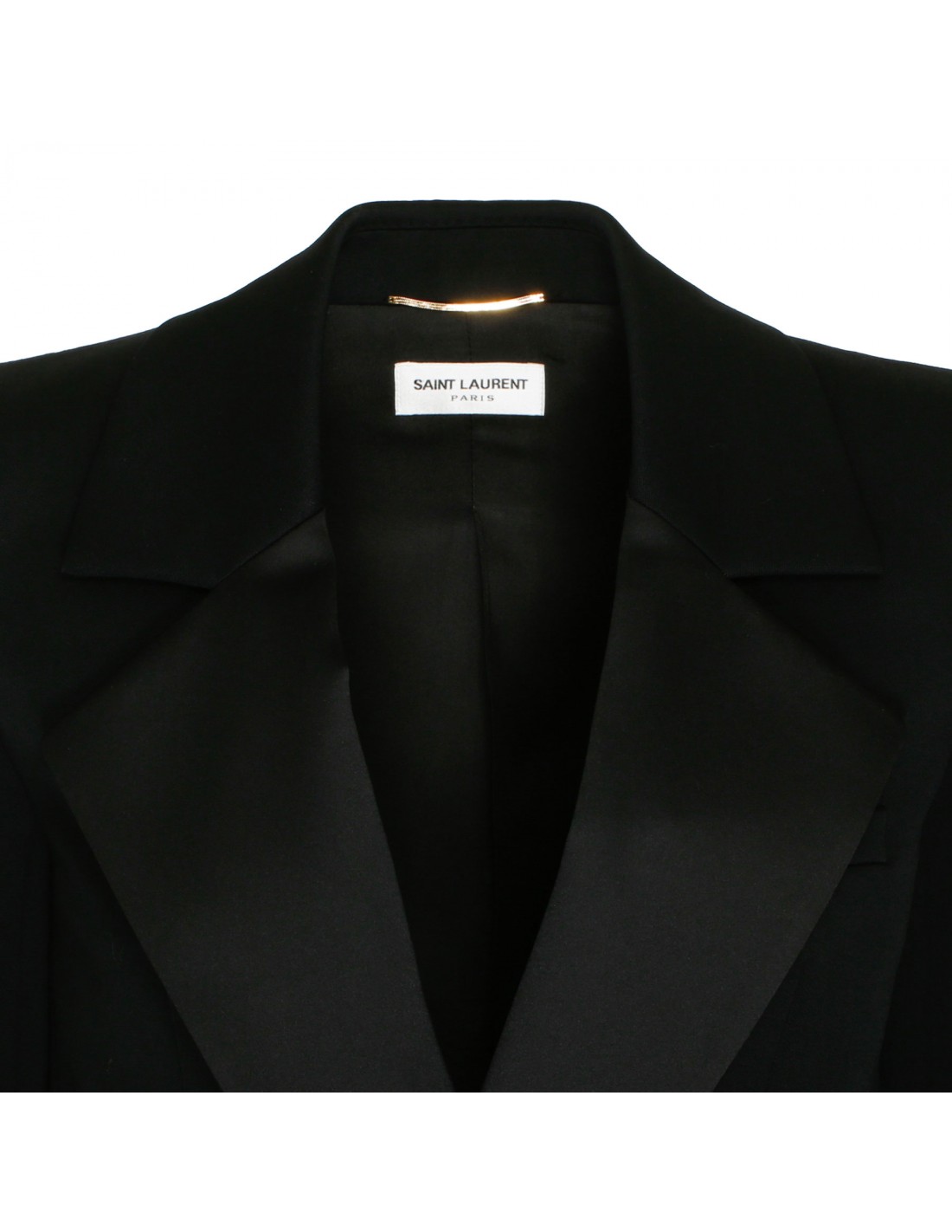 Black single-breasted blazer