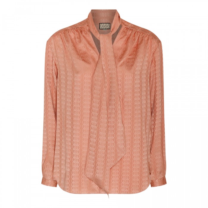 Crêpe satin shirt