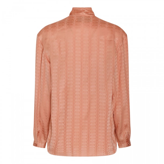 Crêpe satin shirt