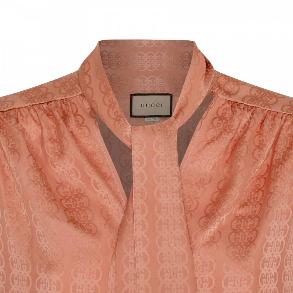Crêpe satin shirt