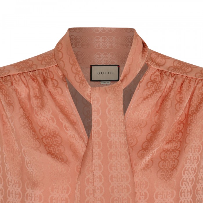 Crêpe satin shirt