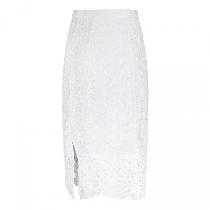 Macramé lace skirt