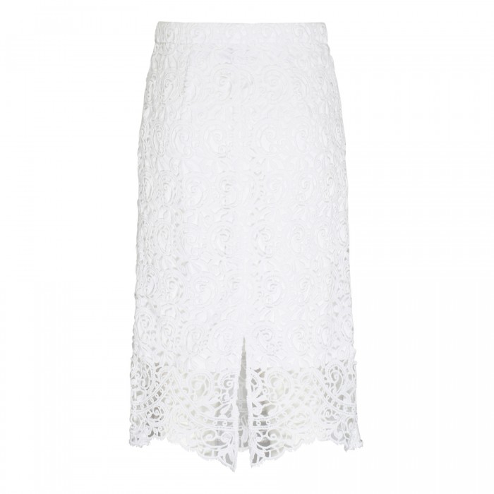 Macramé lace skirt