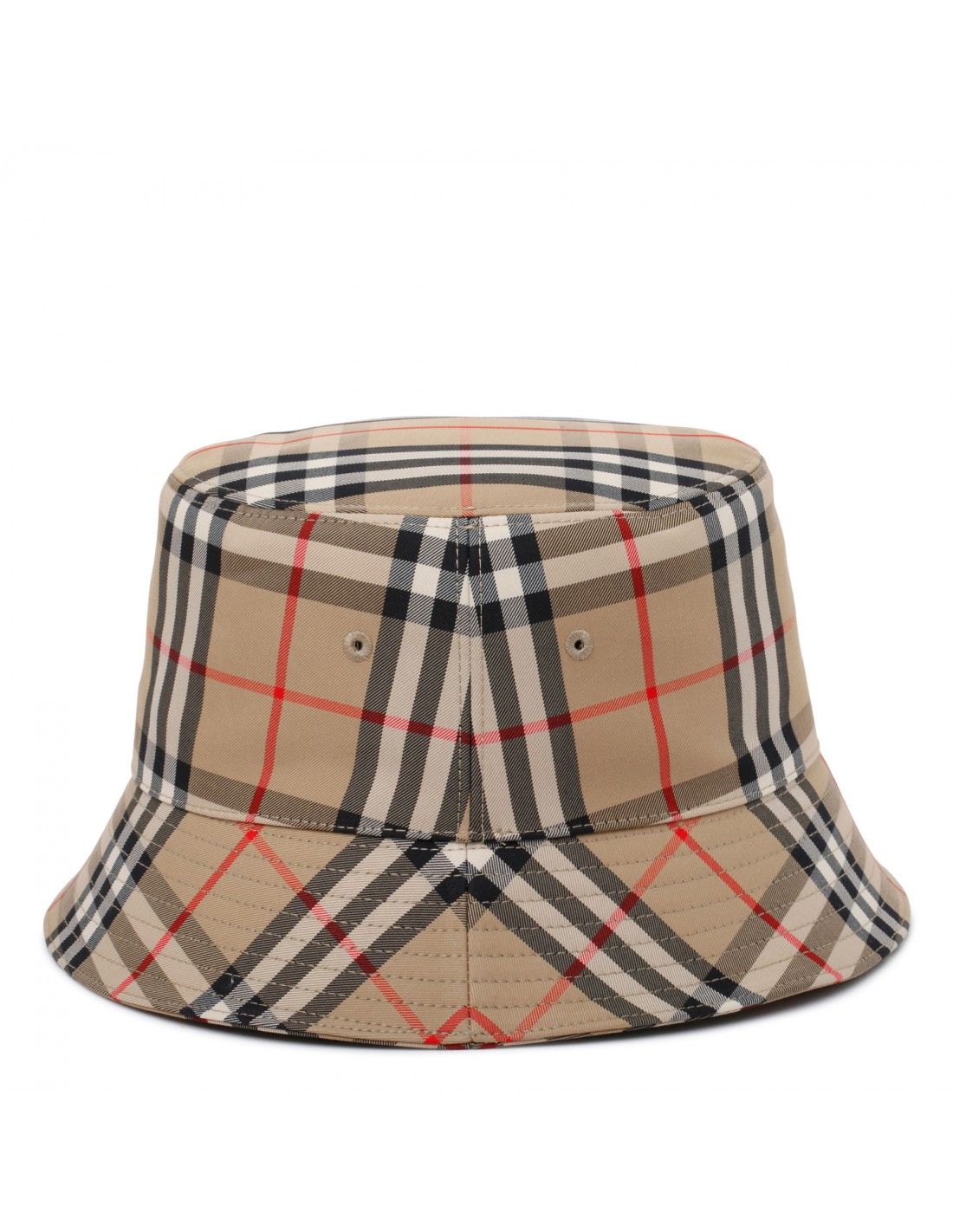 Vintage check bucket hat
