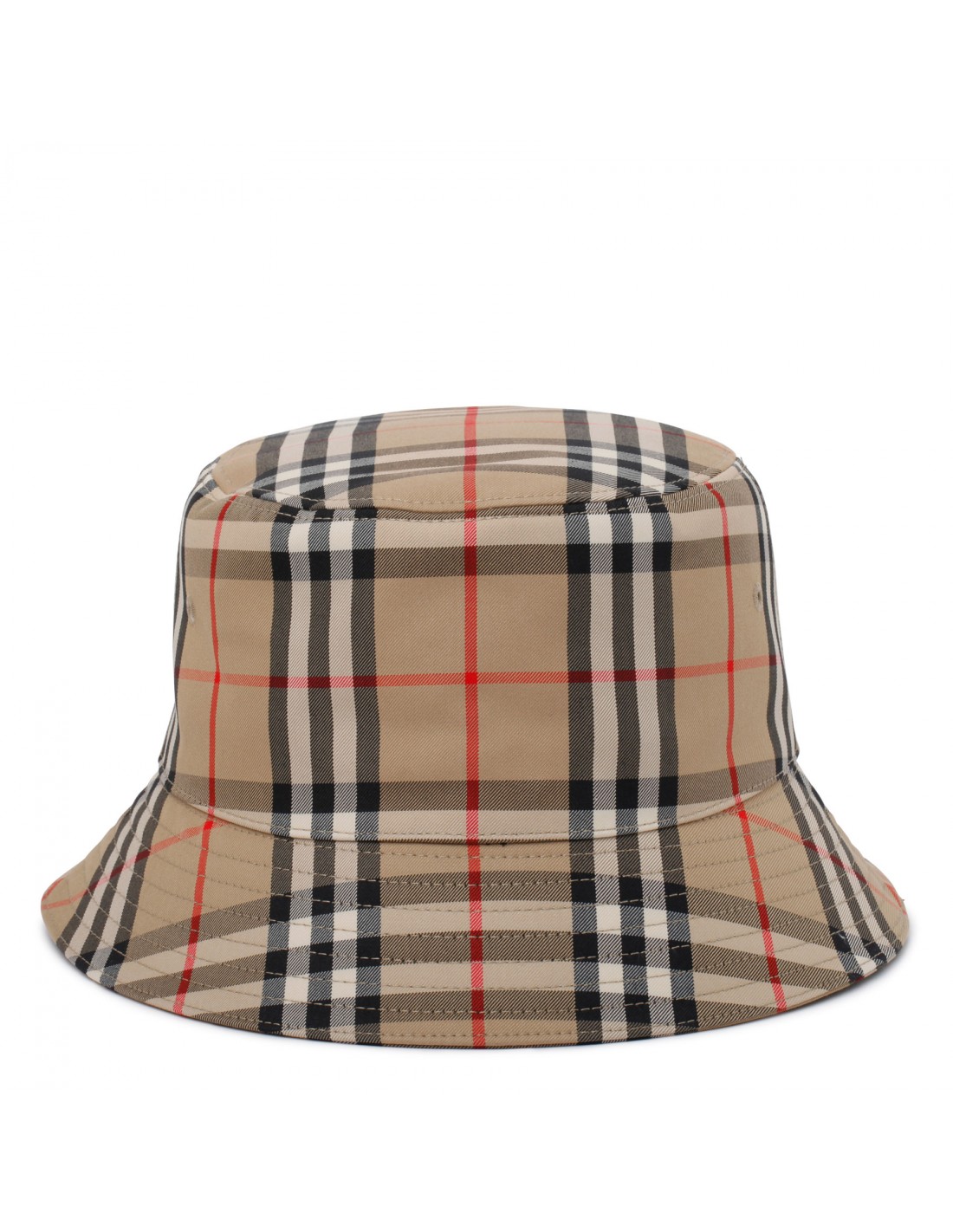 Vintage check bucket hat