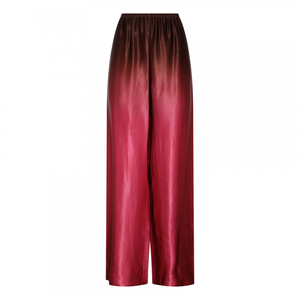 Ombré-printed pull-on pants