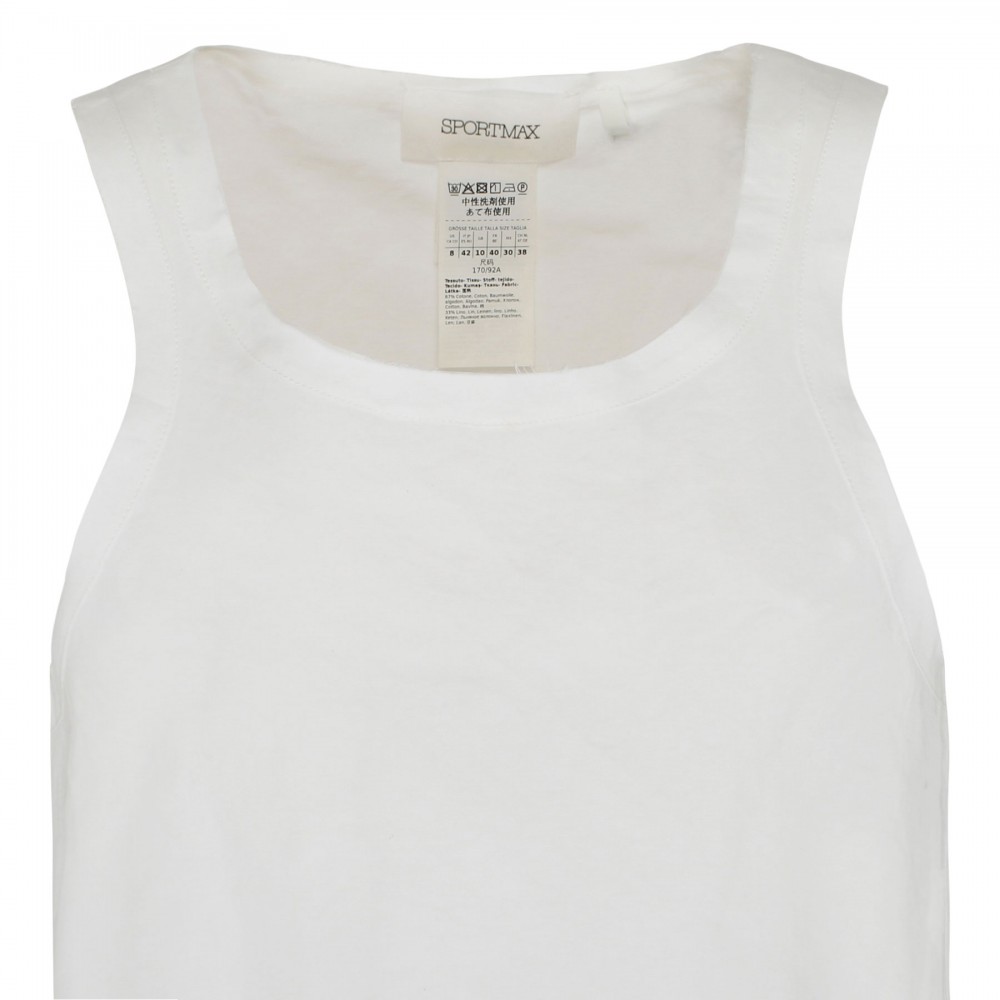 White Supreme tank top