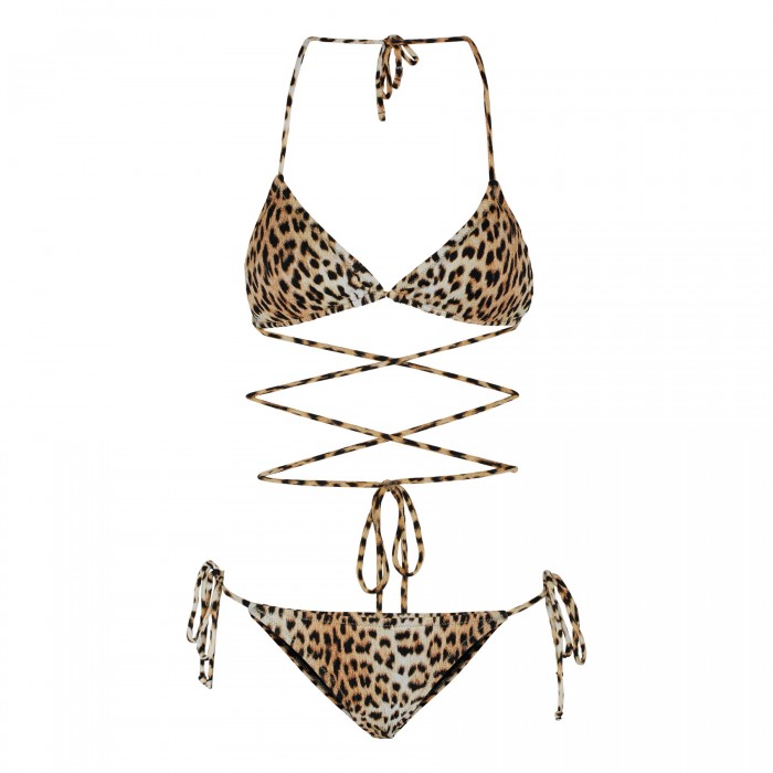 Miami leopard bikini set