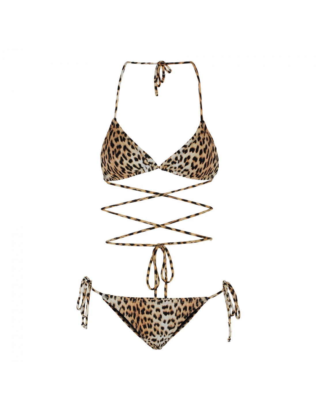 Miami leopard bikini set