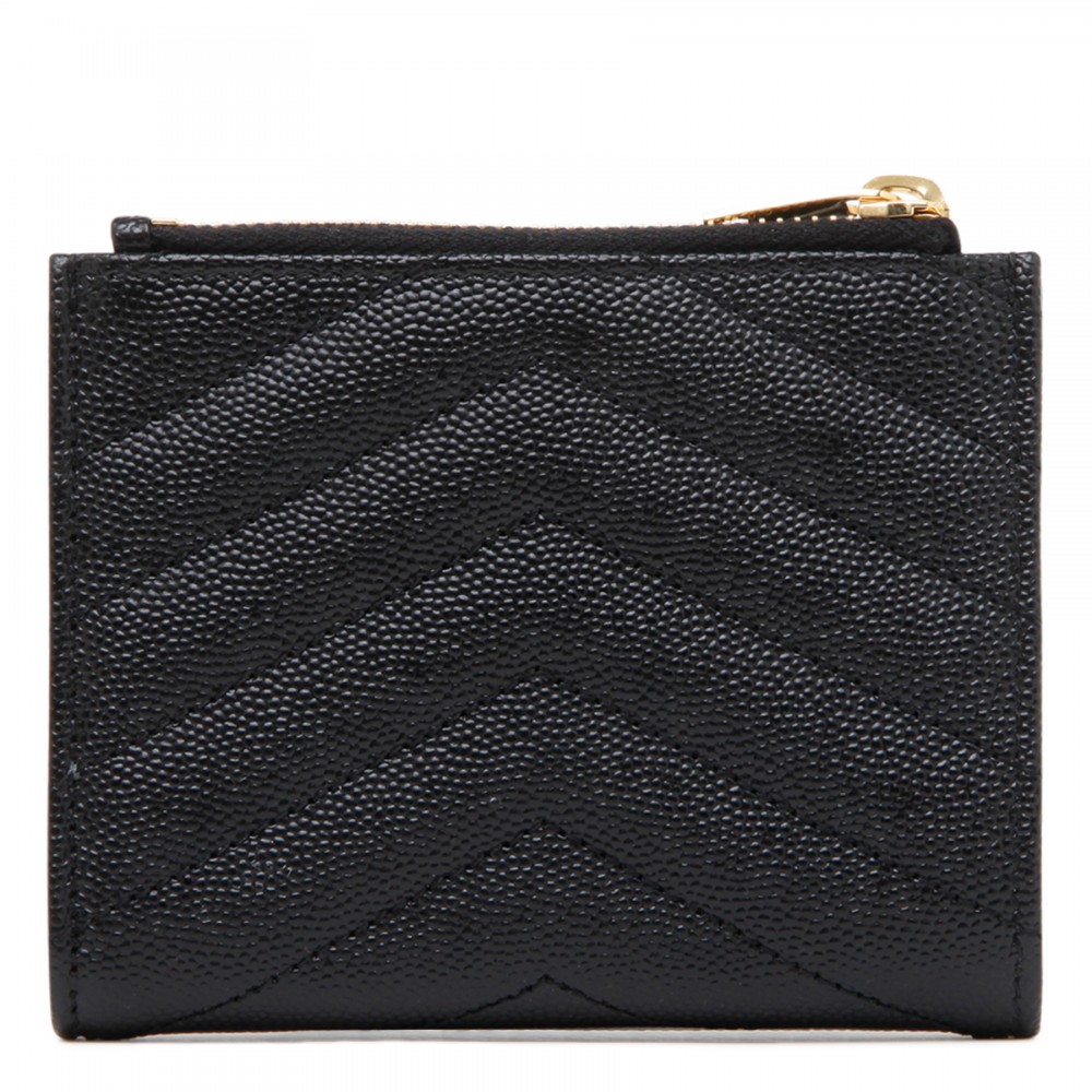 Cassandre matelassé bi-fold wallet