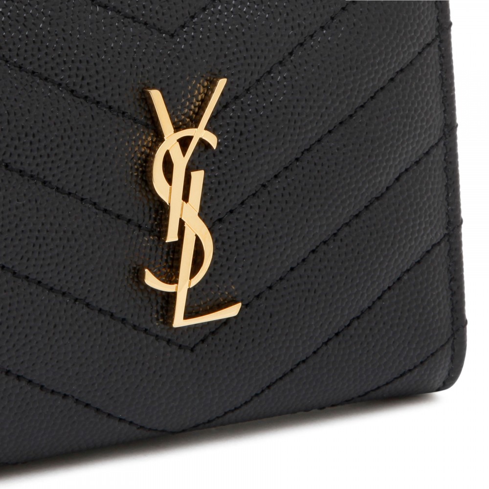 Cassandre matelassé bi-fold wallet