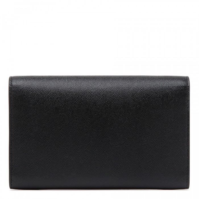 Uptown black pouch with chain