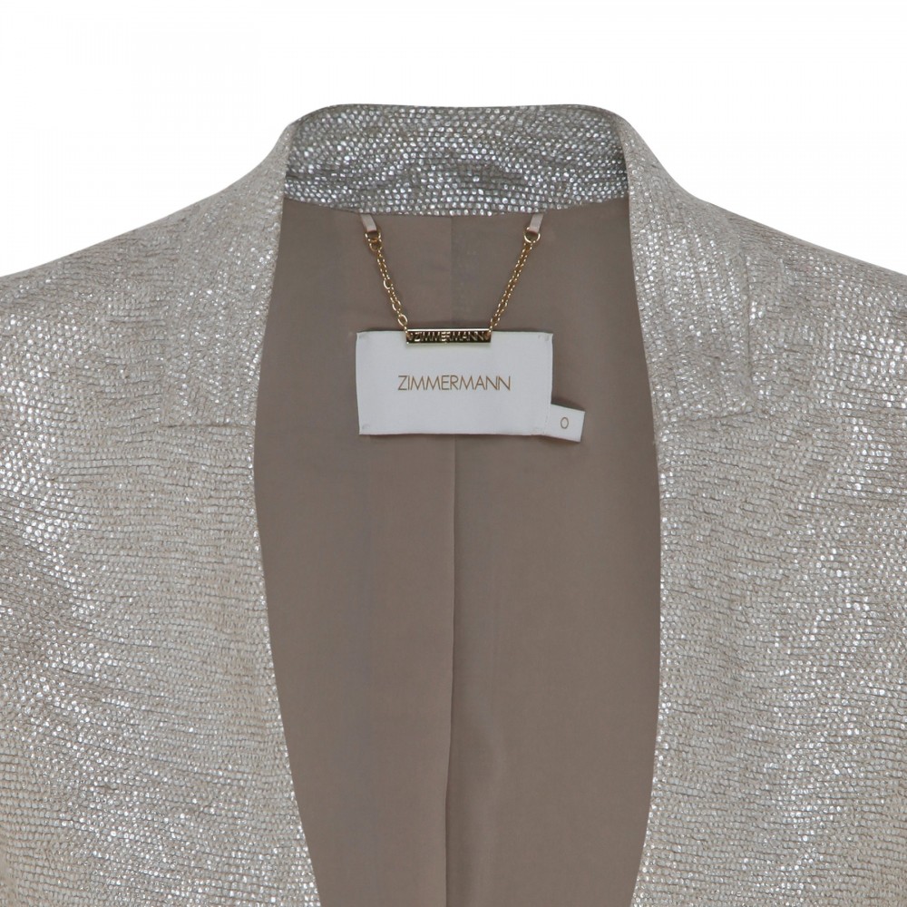 Coaster metallic slouch jacket