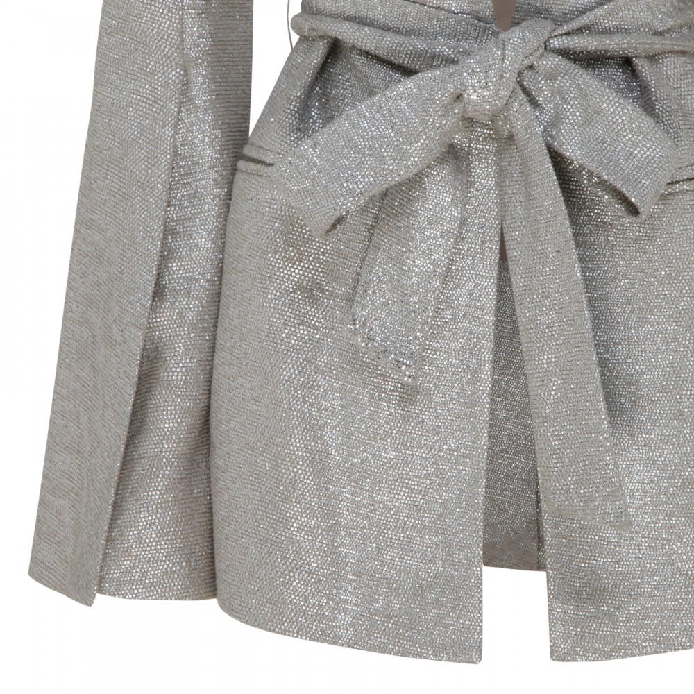 Coaster metallic slouch jacket