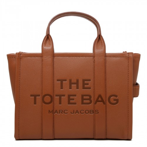 The leather medium tote bag