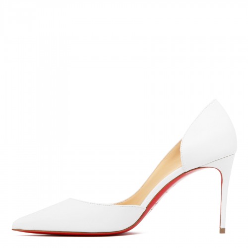 Iriza 85 white nappa pumps 2