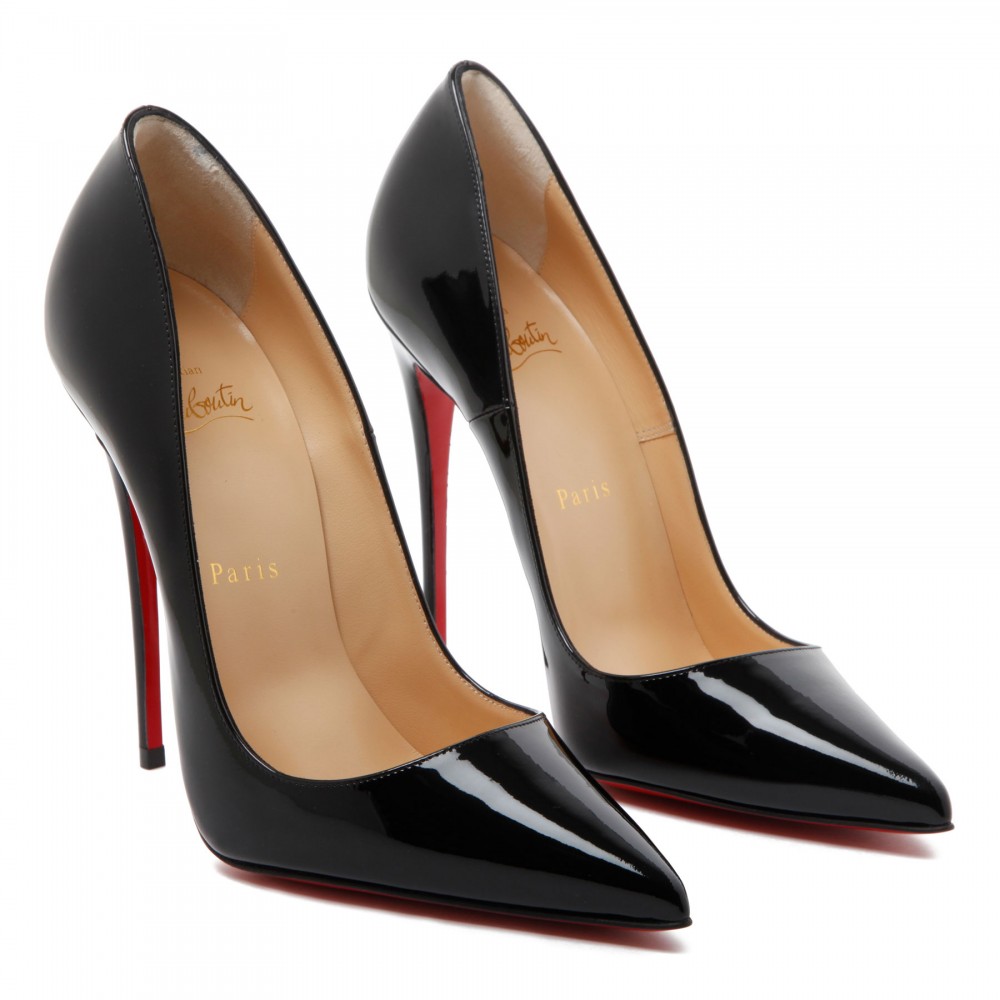 So Kate 120 black patent pumps