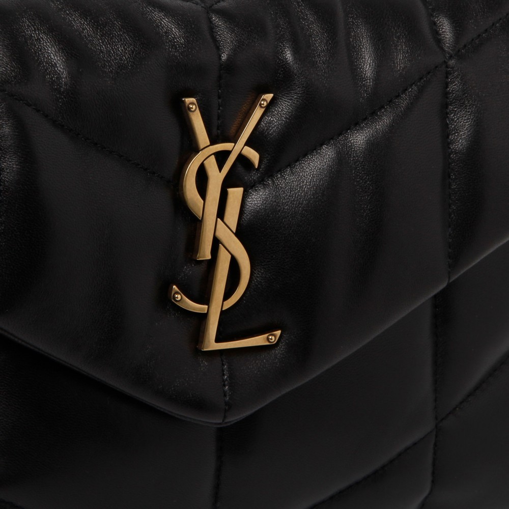 Puffer small chain bag