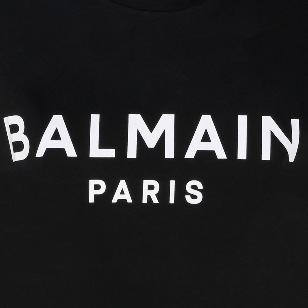 Buttoned black T-shirt