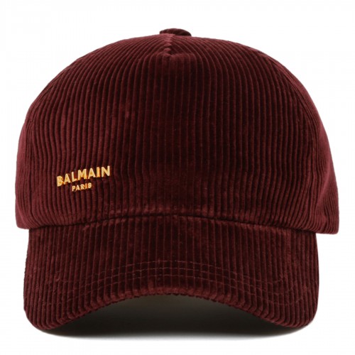 Corduroy logo cap