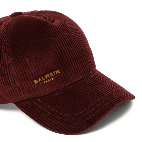 Corduroy logo cap 2