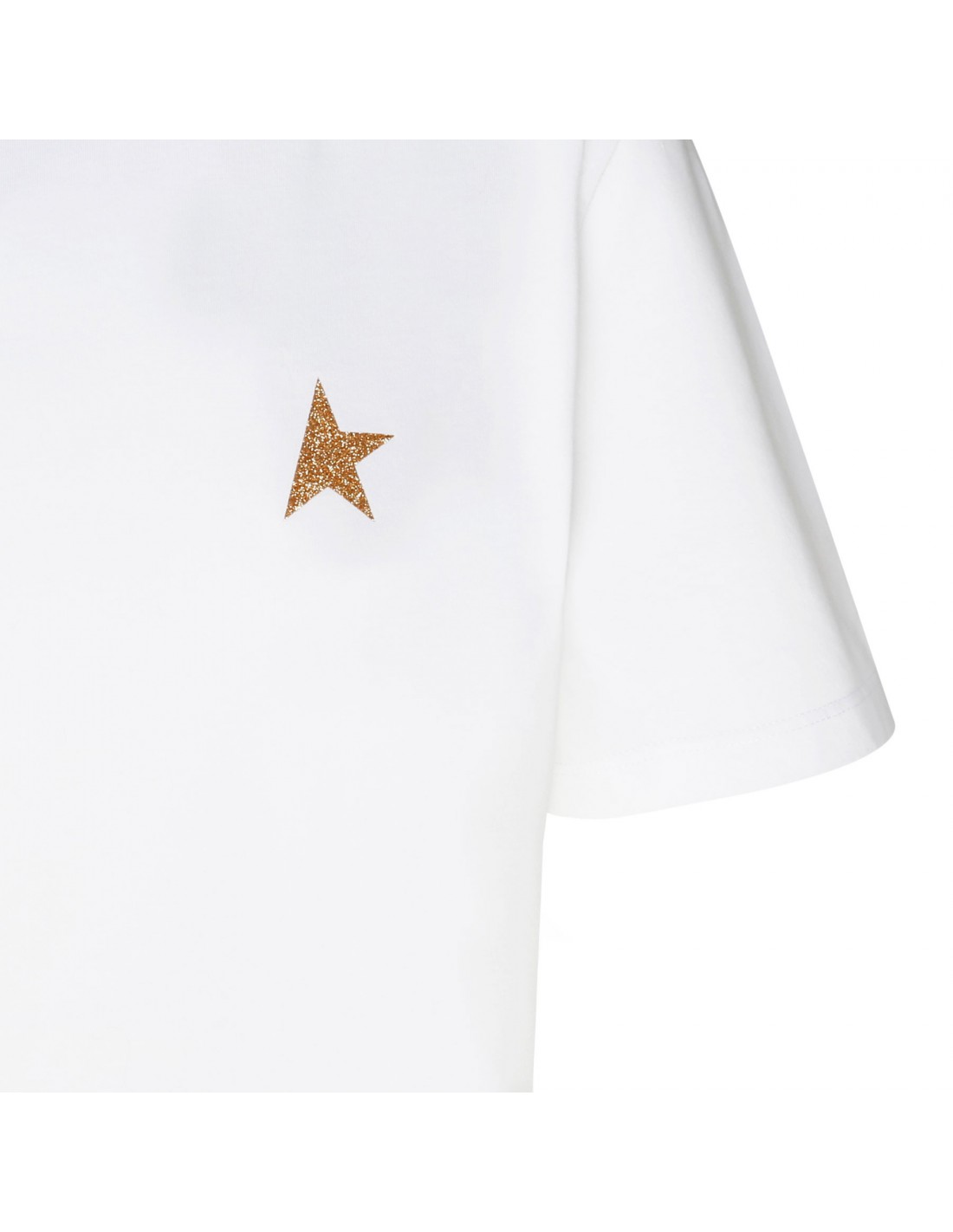 Star print cotton T-shirt