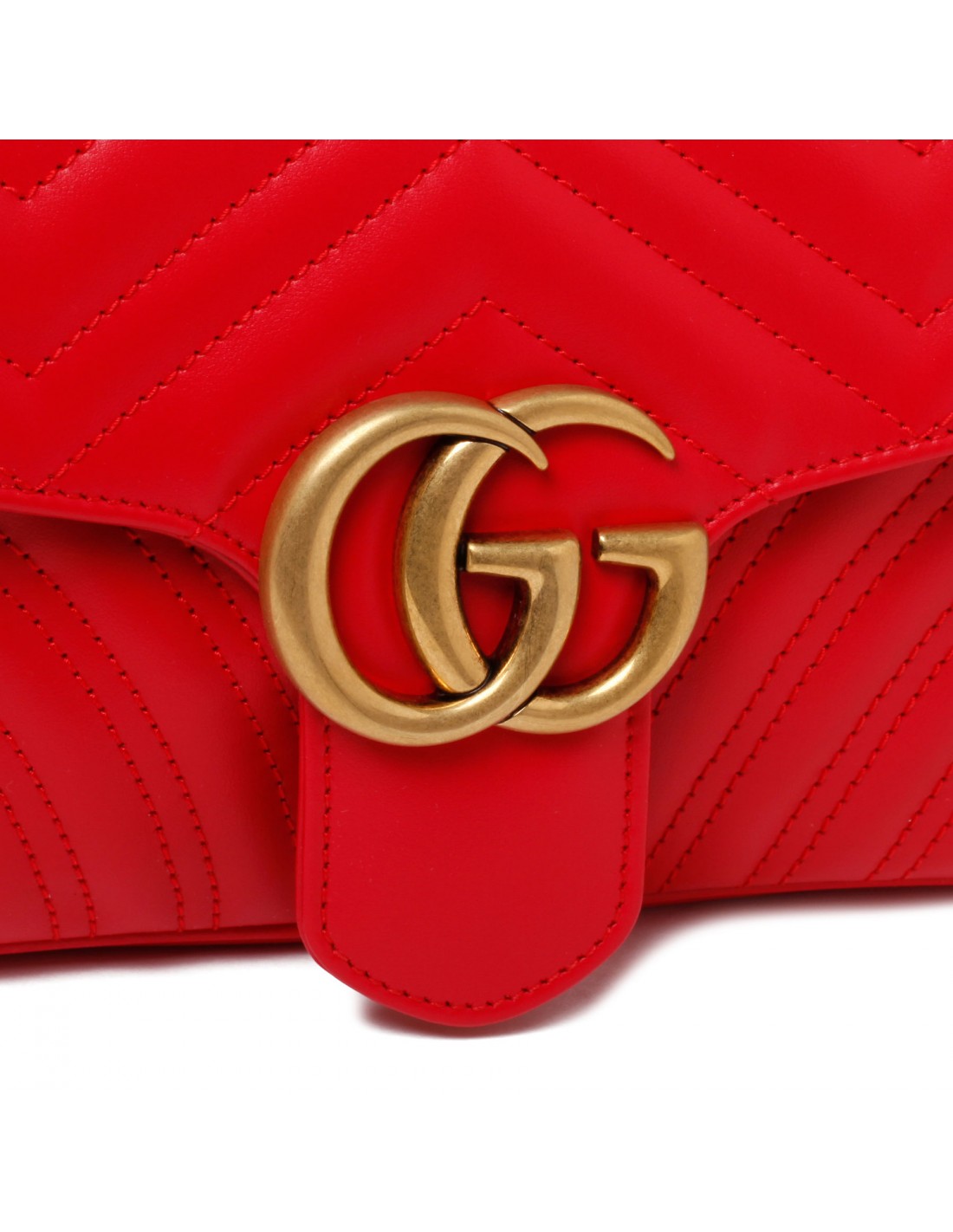GG Marmont red small shoulder bag