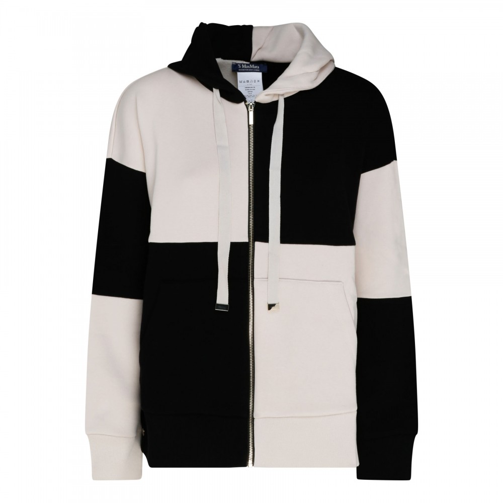 Innocuo black and white hoodie