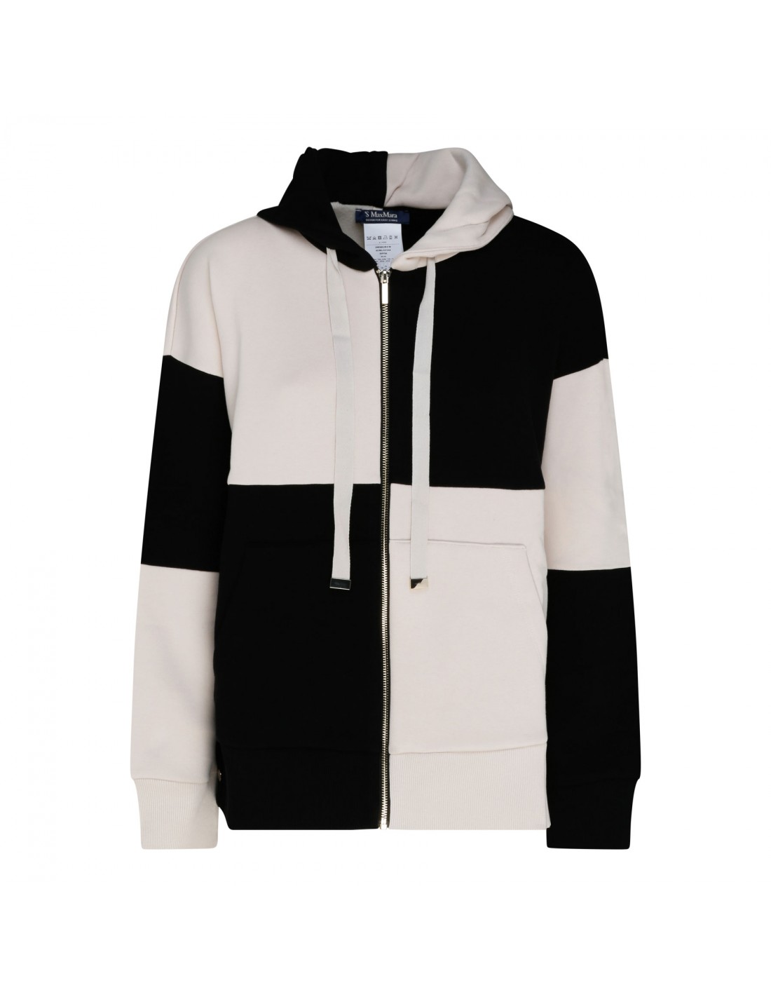 Innocuo black and white hoodie